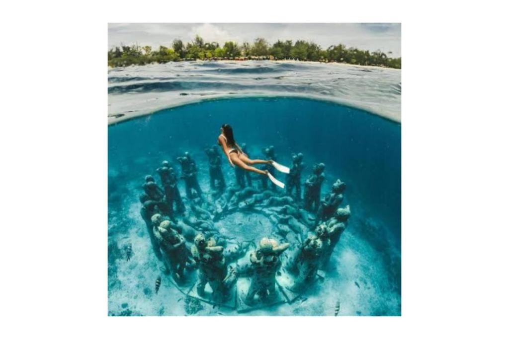 Bleu Verde, The Secret Garden - Turtle Point Beach Gili Trawangan Esterno foto